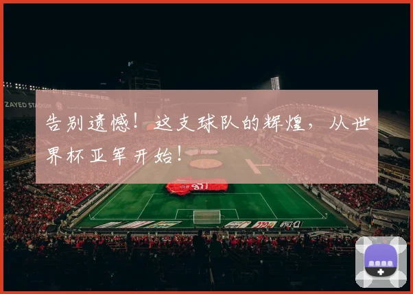 告别遗憾!这支球队的辉煌,从世界杯亚军开始!